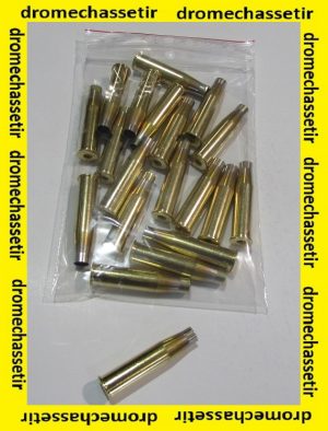 Boite 100 douilles laiton Norma cal 243 winchester