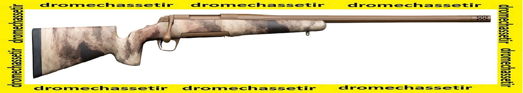 Carabine a Verrou Browning Xbolt Long Range Mac Millan, canon fluté 61cm cal 308win, frein de bouche