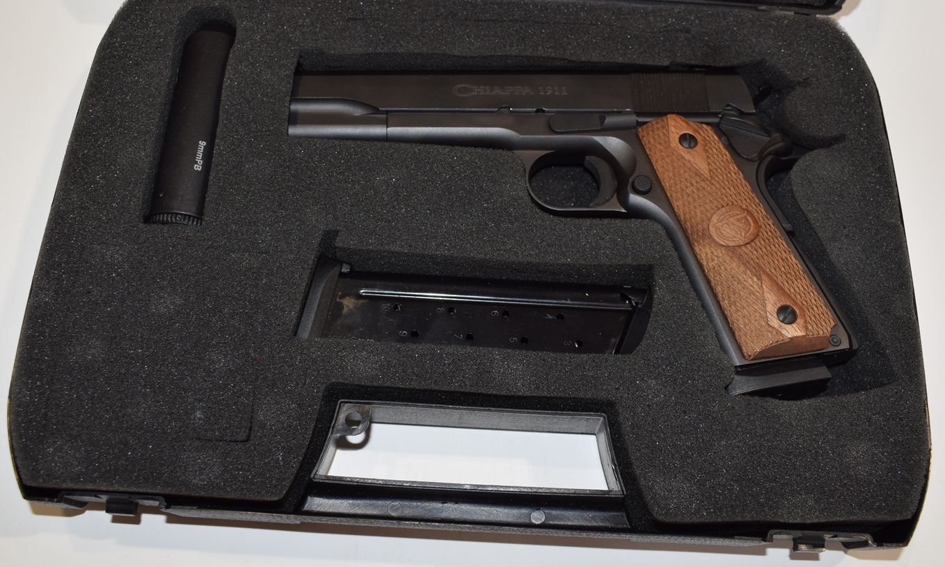 Pistolet cal 9x19 CHIAPPA 1911 Field Grade noir bon etat – Image 2