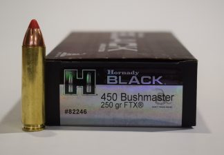 BOITE 20 CARTOUCHES HORNADY BLACK 450 Bushmaster 250 gr FTX 82246