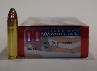 BOITE 20 CARTOUCHES HORNADY 450 Bushmaster 245 gr InterLock American Whitetail 82242