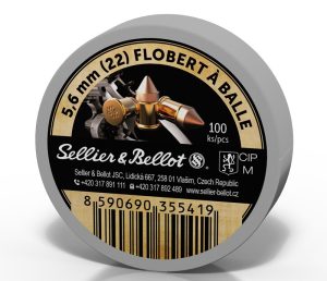 boite 150 cartouches sellier bellot 22 Flobert balle conique