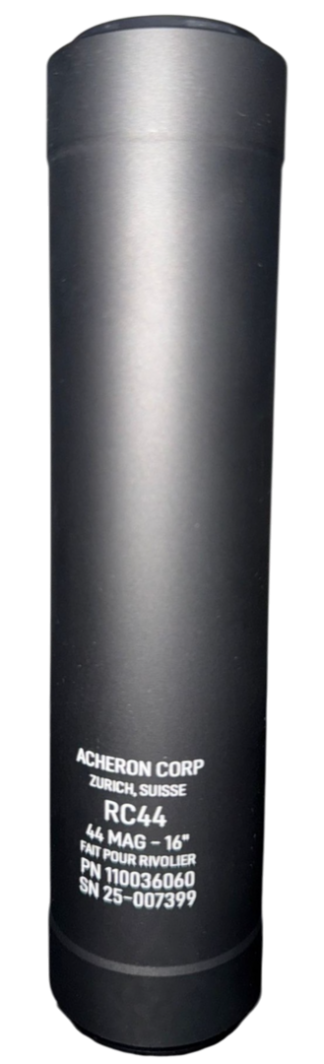 Modérateur de son Acheron 5/8x24 cal 44 mag noir